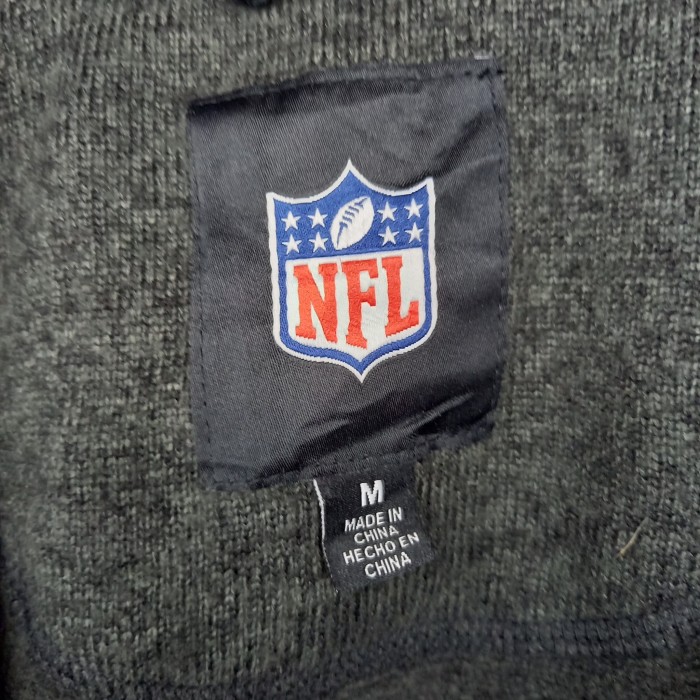 NFL　ジップアップ　セーター　ジャケット　フリース　レイダース　刺繍　裏ボア | Vintage.City 古着屋、古着コーデ情報を発信
