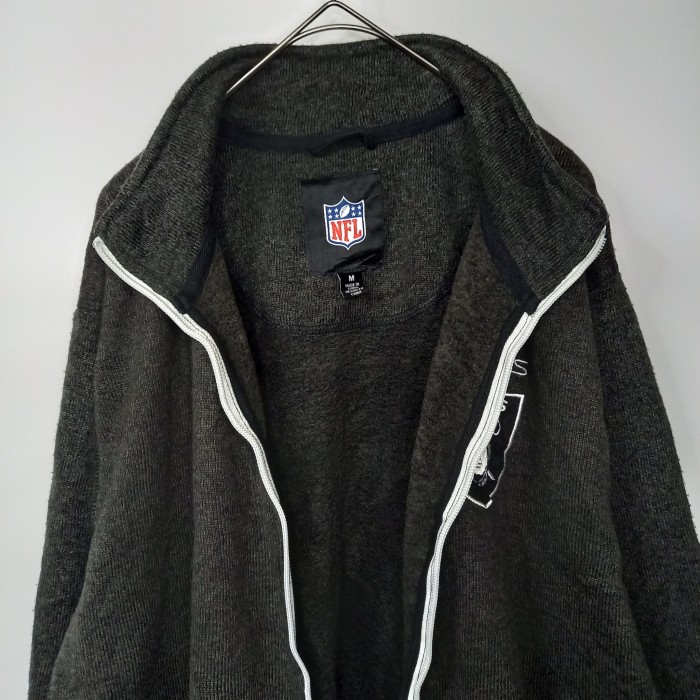 NFL　ジップアップ　セーター　ジャケット　フリース　レイダース　刺繍　裏ボア | Vintage.City 古着屋、古着コーデ情報を発信