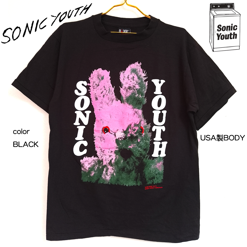 SONIC YOUTH ソニックユース Tシャツ USA ブラック Lサイズ ロック