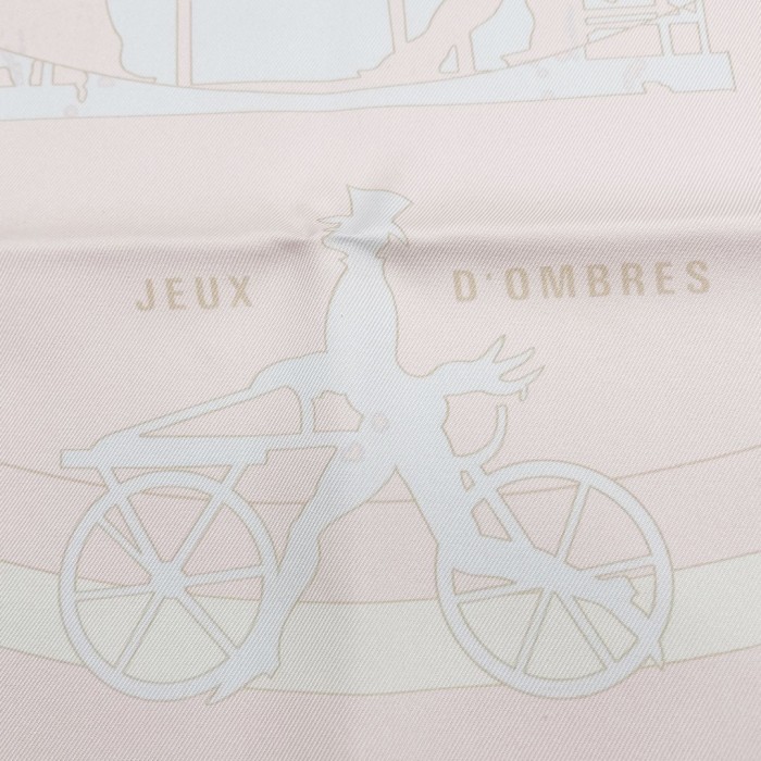 HERMES エルメス スカーフ カレ90 『JEUX D'OMBRES(影絵遊び)』 シルク パステルカラー | Vintage.City 古着屋、古着コーデ情報を発信