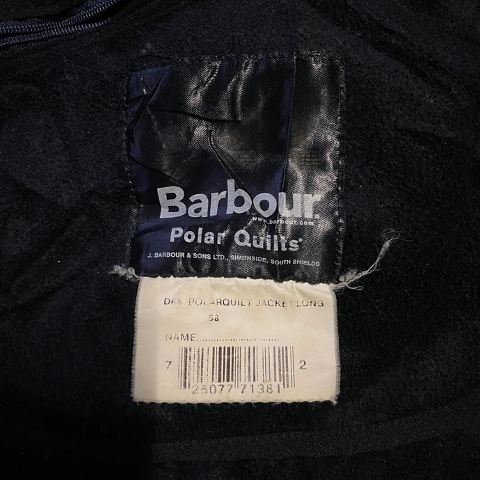 Barbour バブアー POLARQUILT キルティングジャケット メンズXL相当