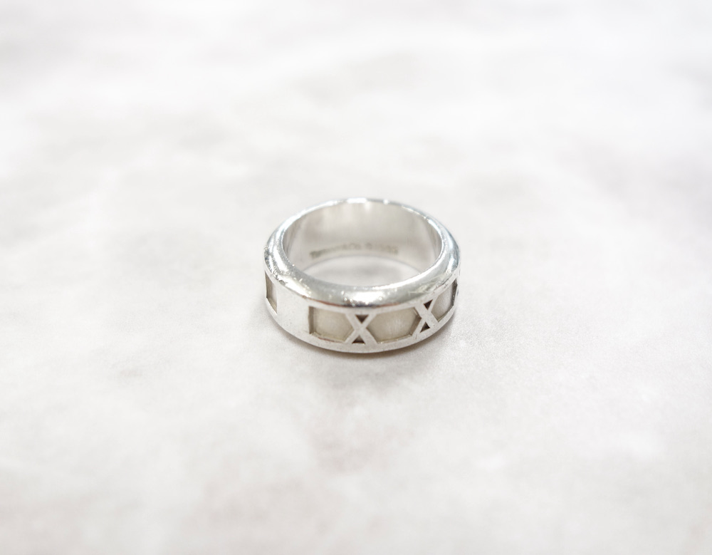 Tiffany & Co ティファニー アトラス リング 指輪 silver925 8号 #2 ...