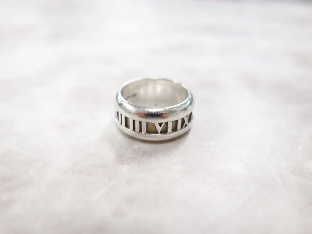 Tiffany & Co ティファニー アトラス リング 指輪 silver925 14号 #18