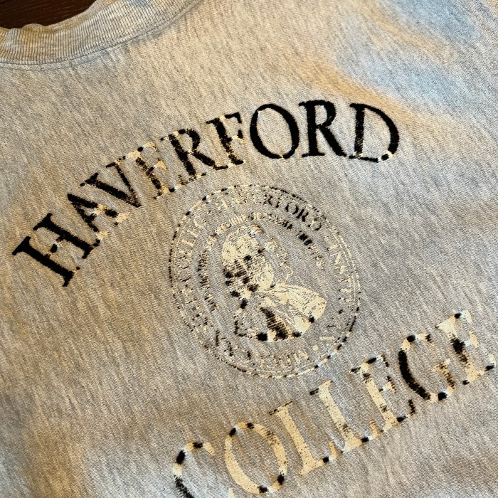 80's Champion Reverse Weave HAVERFORD COLLEGE Sweatshirt リバースウィーブ カレッジ フェルト フロッキー L USA | Vintage.City Vintage Shops, Vintage Fashion Trends