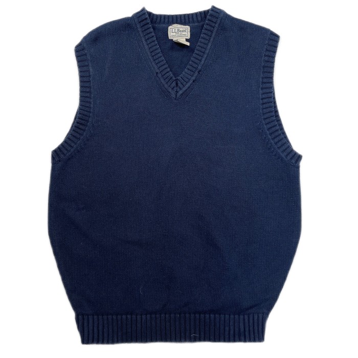 L.L.Bean cotton vest 231008017 エルエルビーン コットンベスト ベスト 無地 | Vintage.City 古着屋、古着コーデ情報を発信