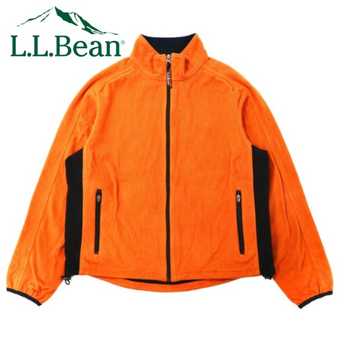 USA製 L.L.Bean フルジップ フリースジャケット M オレンジ WINDBLOC-ACT ポリエステル | Vintage.City 古着屋、古着コーデ情報を発信