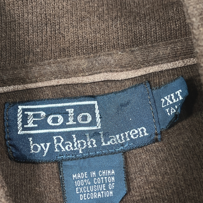 2XLT Polo Ralph Lauren half zip jacket 231008016 2XLTサイズ ポロラルフローレン ハーフジップ 無地 ワンポイント | Vintage.City 古着屋、古着コーデ情報を発信