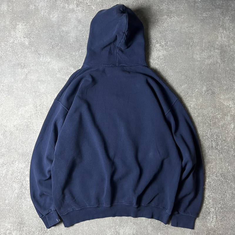 カラーブラックグレー90s adidas fade hoodie vintage
