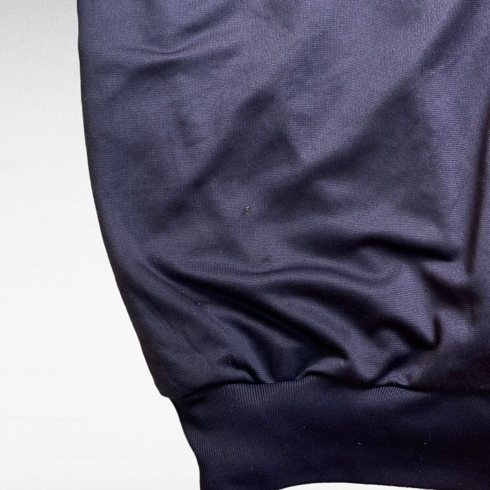 【adidas】90s希少セットアップ人気トラックジャケットMパープル紫刺繍ロゴ