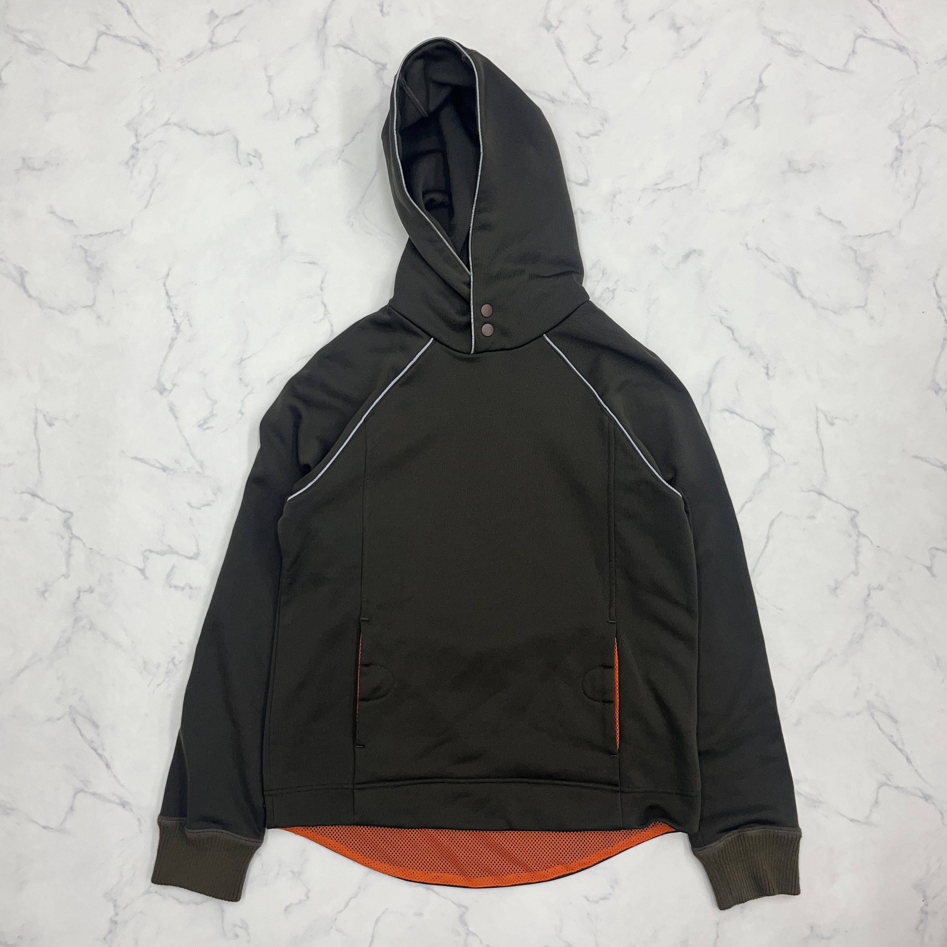 Made in Japan】seam line reflective tech hoodie y2k | Vintage.City