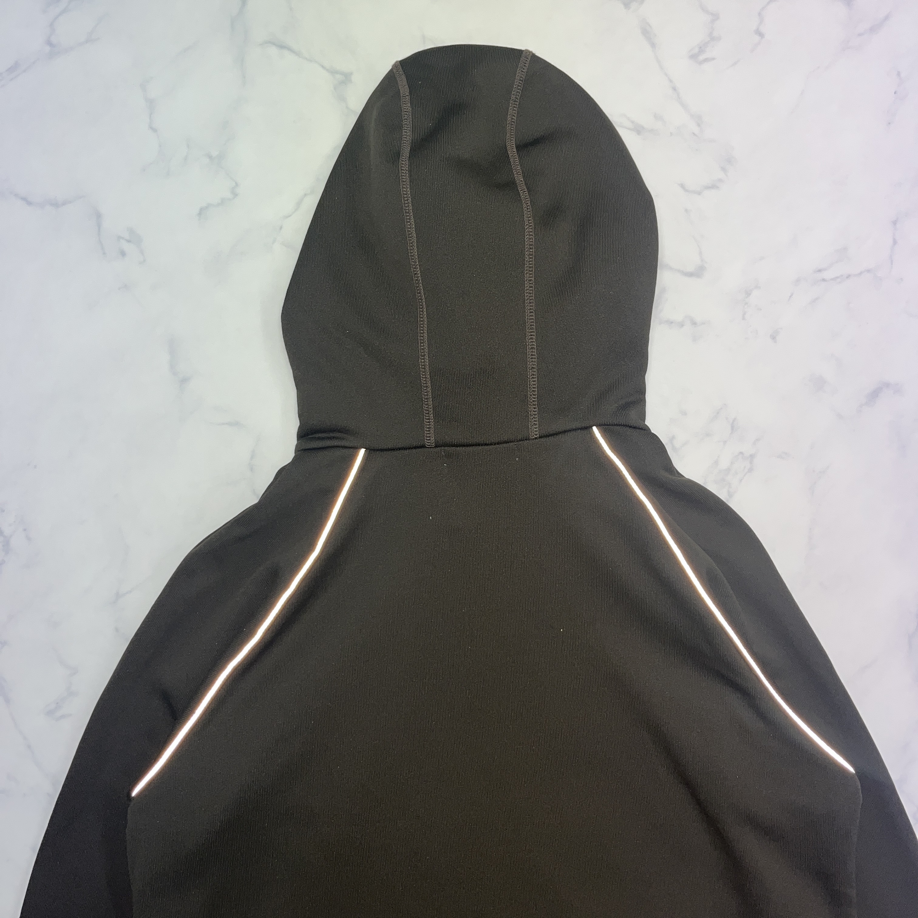 Made in Japan】seam line reflective tech hoodie y2k | Vintage.City