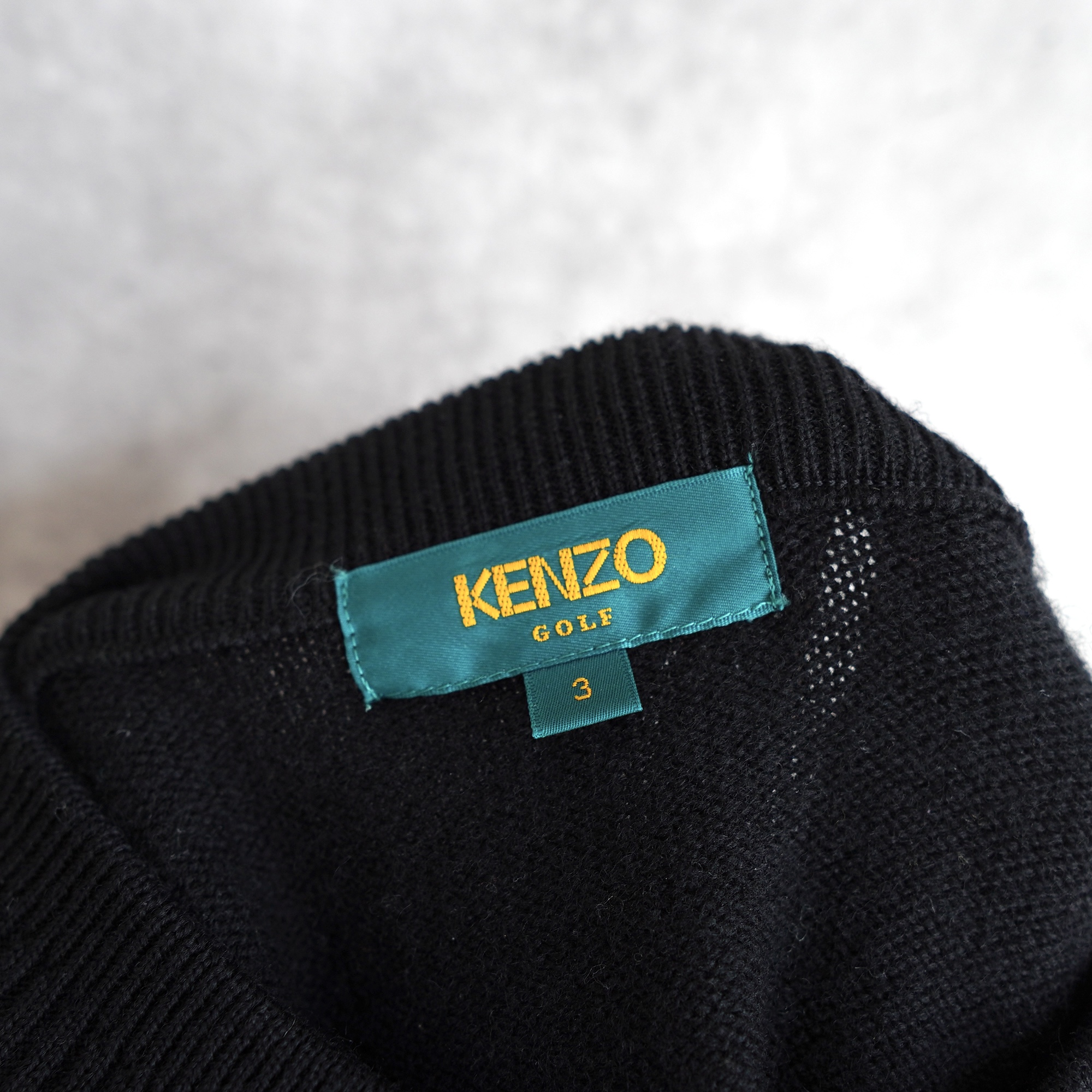 KENZO ケンゾー ニット セーター ロゴ刺繡 日本製 | Vintage.City