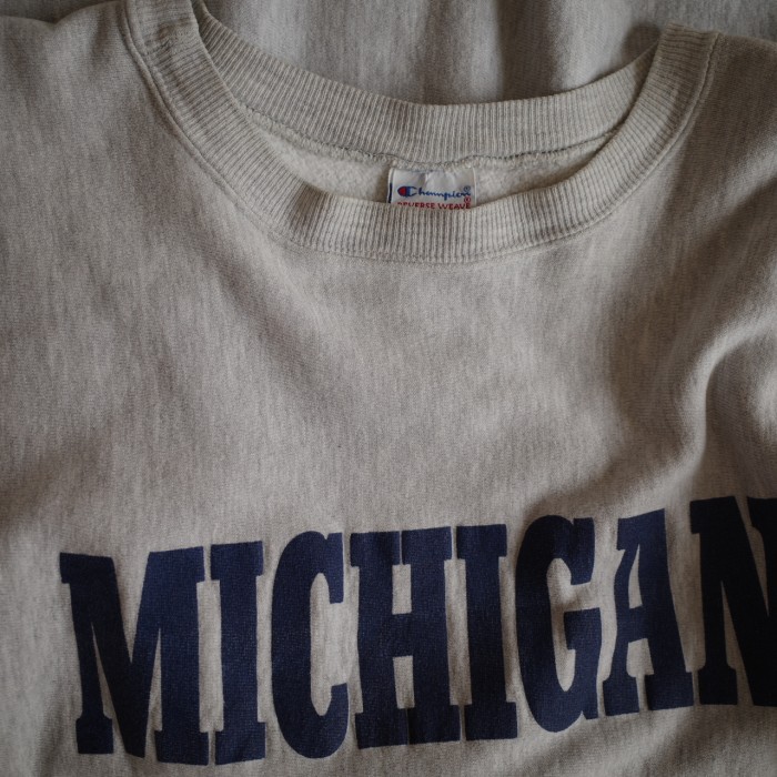 USA製 90s 前期 刺繍タグ チャンピオン champion リバース ウィーブ REVERSE WEAVE Michigan ミシガン カレッジロゴ | Vintage.City 빈티지숍, 빈티지 코디 정보