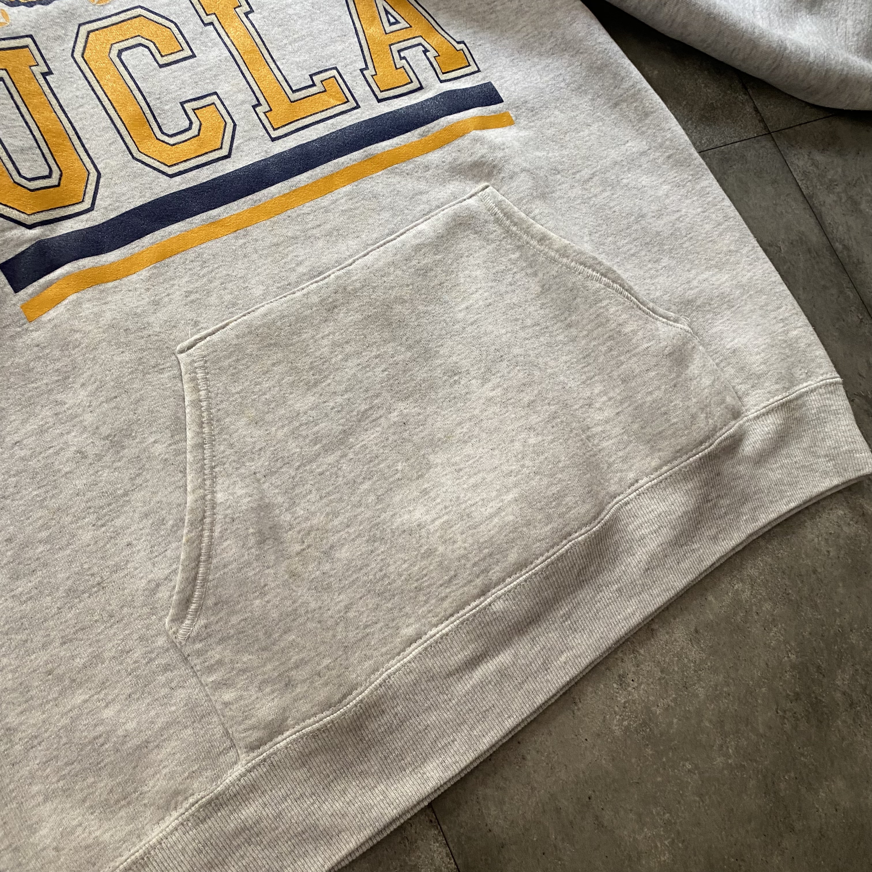 90s ジャージーズ カレッジロゴパーカーフーディー USA製 UCLA ...