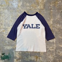 60s ベルバシーン YALE ラグランTシャツ(七分) USA製 ネイビー L | Vintage.City 古着屋、古着コーデ情報を発信