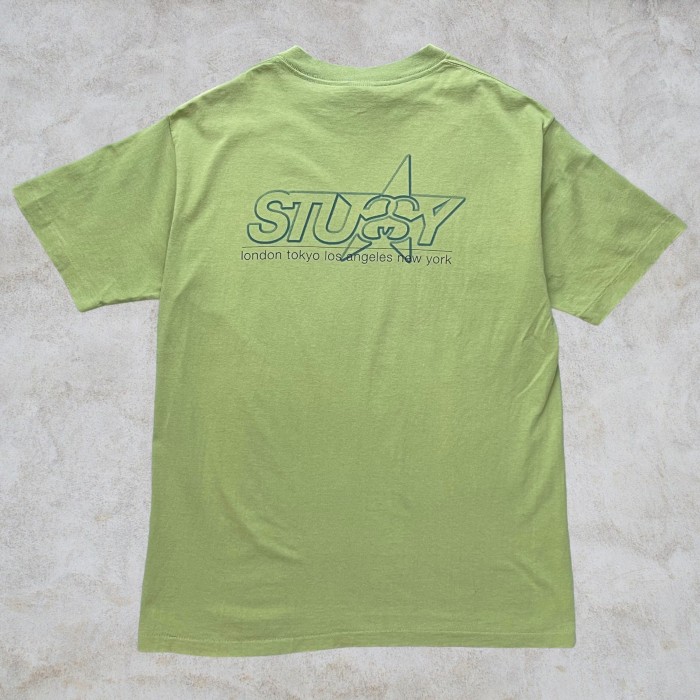90’s old stussy SS Link Tee | Vintage.City 古着屋、古着コーデ情報を発信