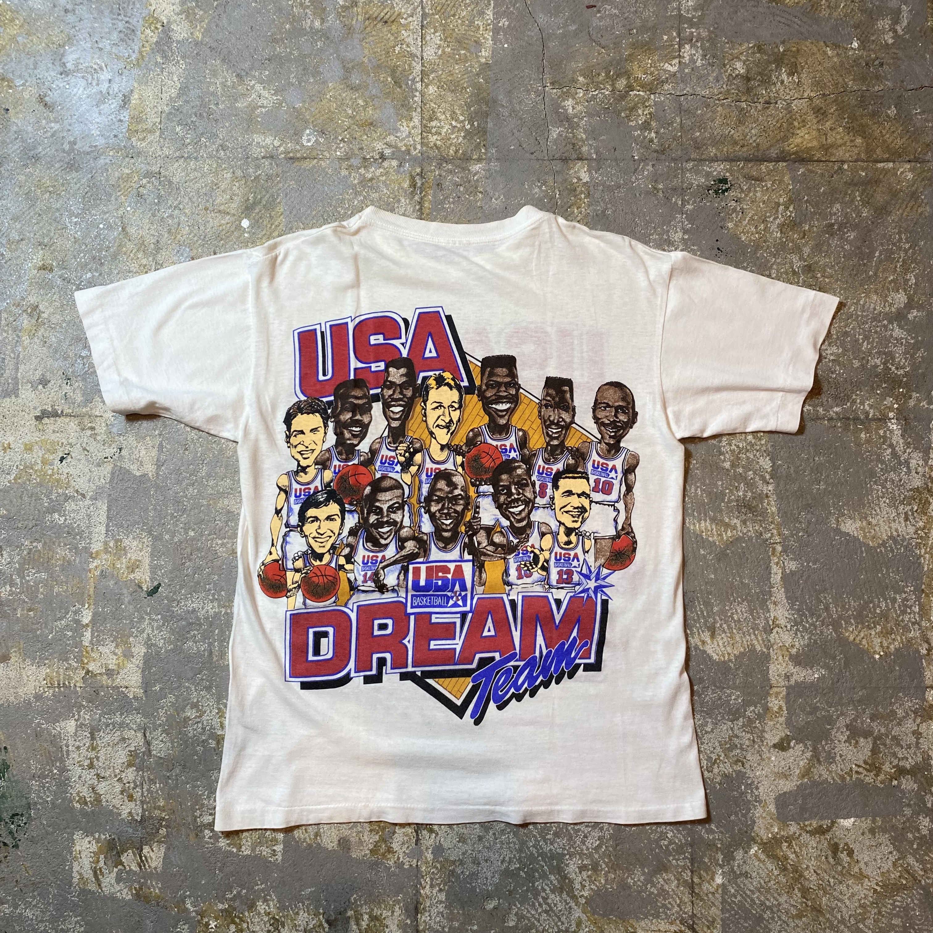 90s NBA ドリームチーム tシャツ USA製 マイケルジョーダン ホワイト ...