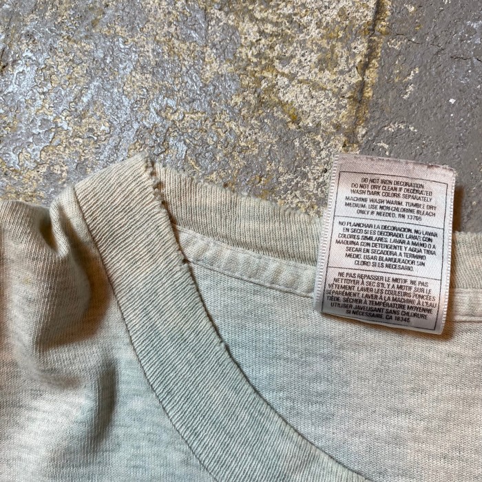 90s フルーツオブザルーム tシャツ USA製 M グレー アート | Vintage.City 古着屋、古着コーデ情報を発信