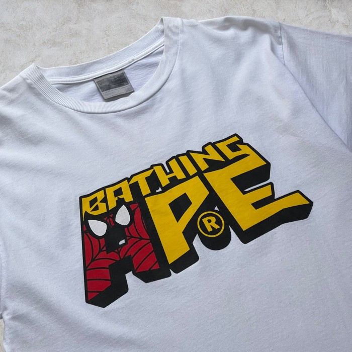 90’s A BATHING APE × Spider-Man Tee | Vintage.City 古着屋、古着コーデ情報を発信