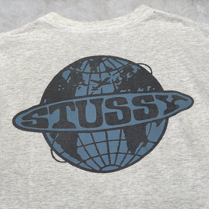80’s~90’s old stussy World Logo Tee | Vintage.City 古着屋、古着コーデ情報を発信