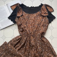 shoulder ribbon sleeveless dress | Vintage.City 古着屋、古着コーデ情報を発信