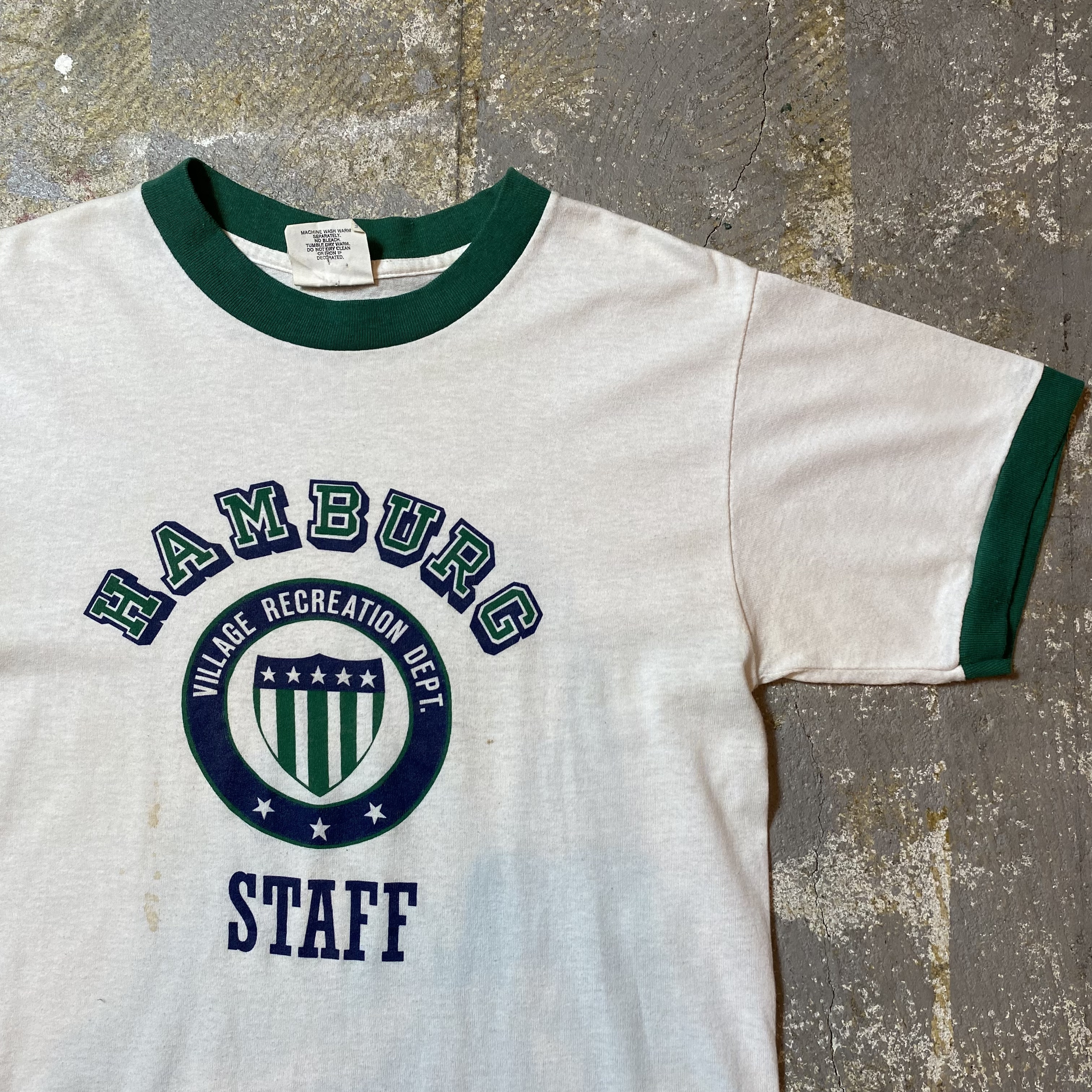 80s capital athletic リンガーtシャツ USA製 グリーン | Vintage.City