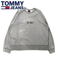 TOMMY JEANS ロゴプリントスウェット XL グレー コットン ビッグサイズ 90年代 パキスタン製 | Vintage.City 古着屋、古着コーデ情報を発信