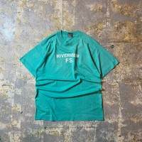 90s フルーツオブザルーム tシャツ USA製 M ターコイズ バックプリント | Vintage.City 빈티지숍, 빈티지 코디 정보