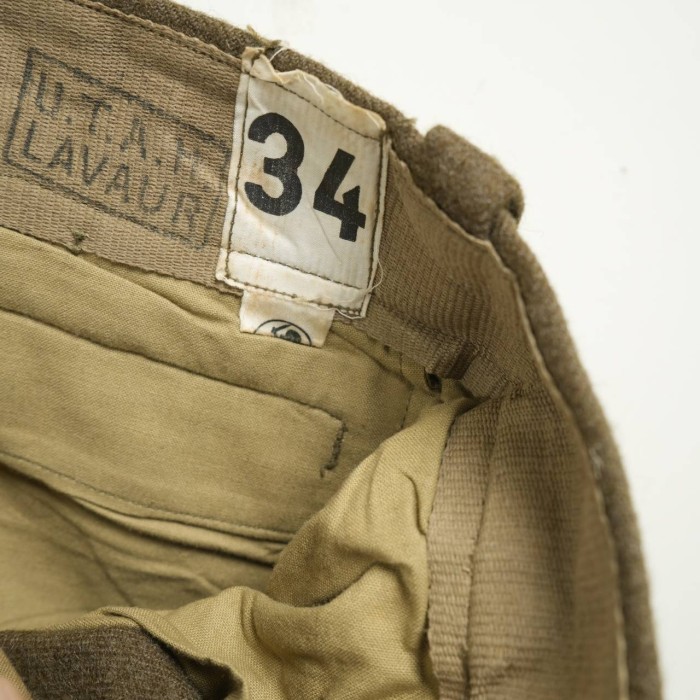 50〜60’s フランス軍 M52 ウール ツータックパンツ【DEADSTOCK】 | Vintage.City 古着屋、古着コーデ情報を発信