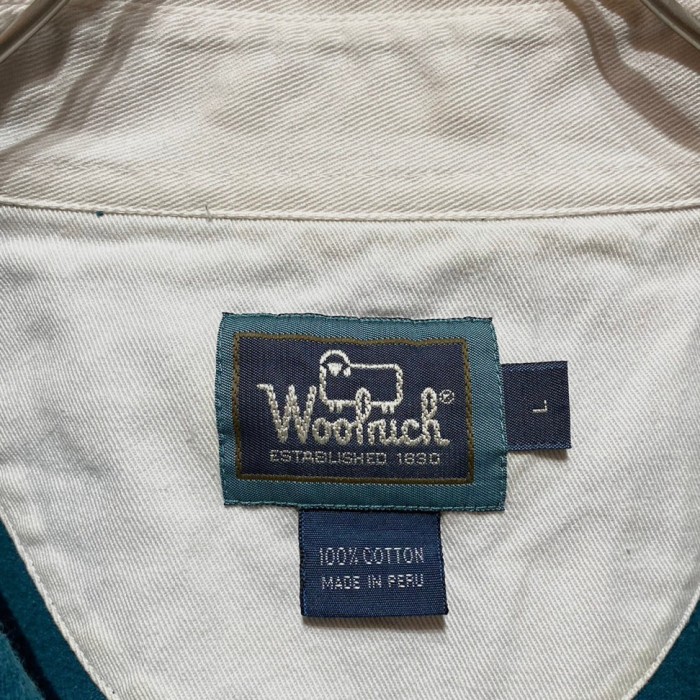 “Woolrich” L/S Rugby Shirt | Vintage.City 빈티지숍, 빈티지 코디 정보