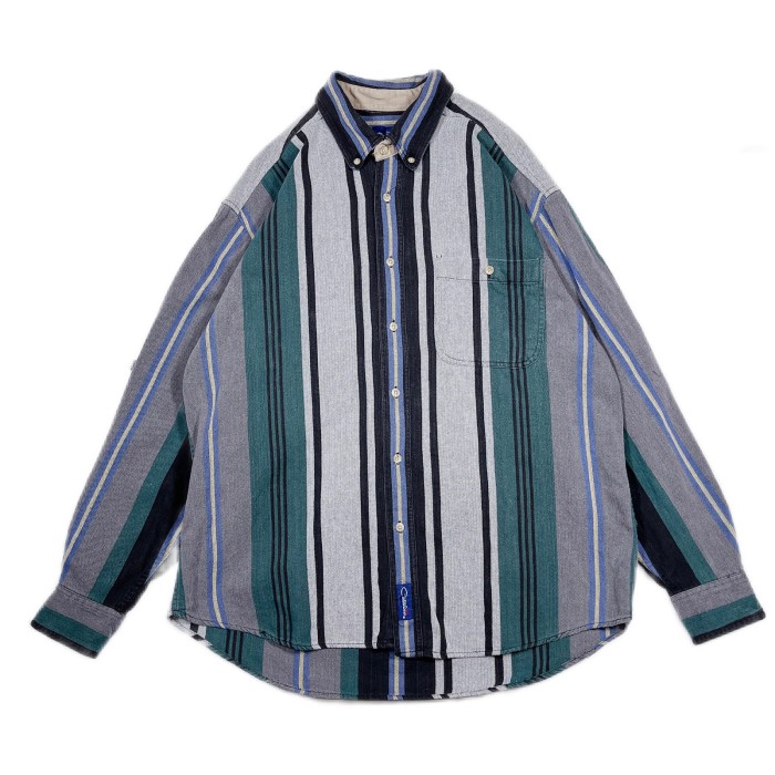 Lsize multi stripe shirt 231011006 Lサイズ マルチストライプ シャツ 長袖 | Vintage.City Vintage Shops, Vintage Fashion Trends