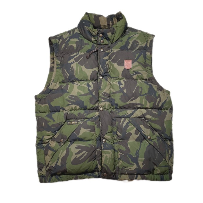 Lsize Polo by Ralph Lauren camouflage down vest 231011010 ポロラルフローレン 迷彩 カモフラベスト | Vintage.City 빈티지숍, 빈티지 코디 정보