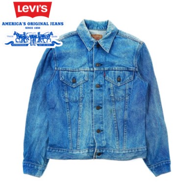 USA製 Levi's デニムジャケット 36 ブルー 70505-0217 ボタン裏527 ...