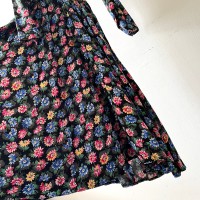 Vintage Flower Pattern Long Dress | Vintage.City Vintage Shops, Vintage Fashion Trends