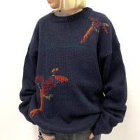 90年代 NAUTICA ノーティカ 鳥 アニマル柄 ウールニットセーター メンズXL | Vintage.City 古着屋、古着コーデ情報を発信