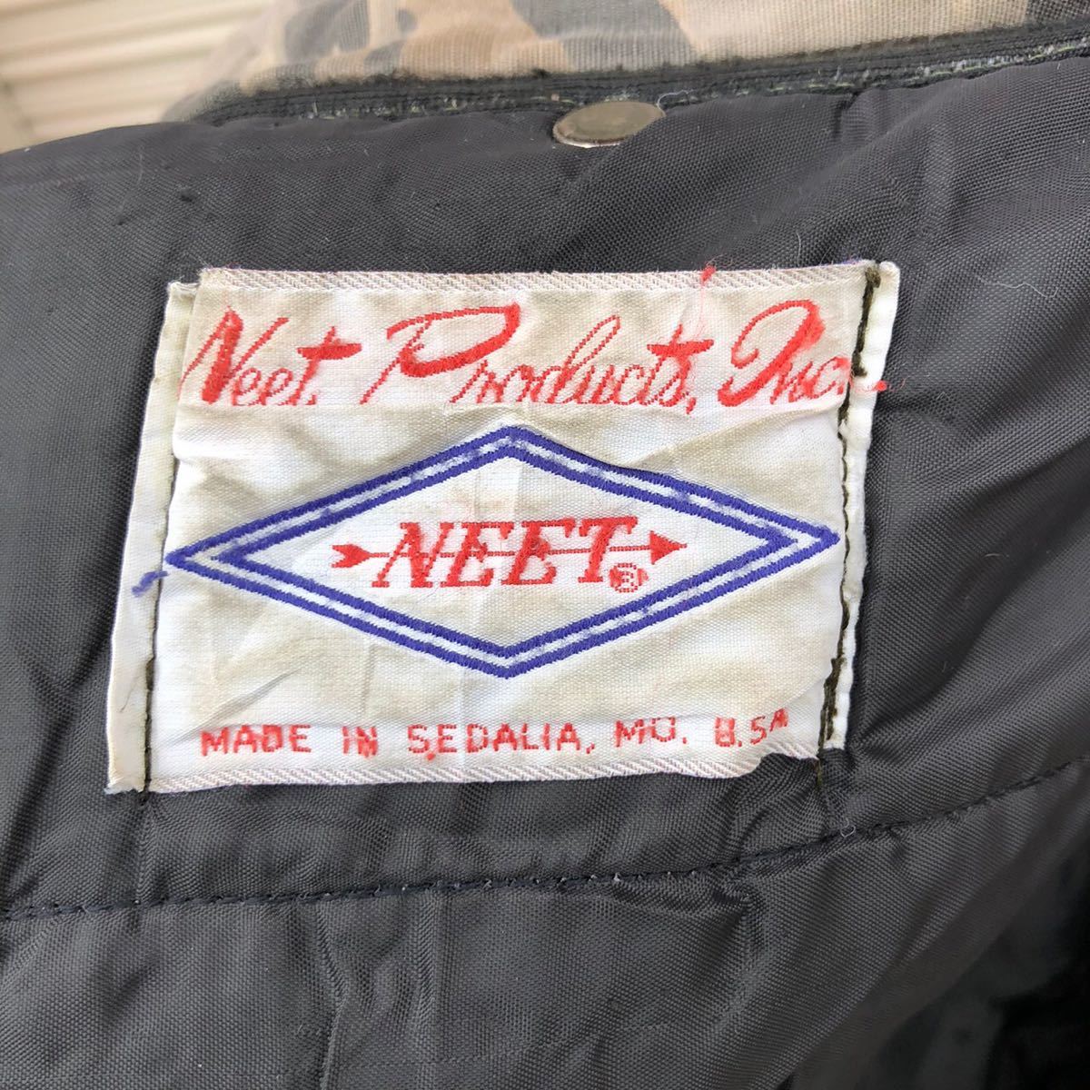 80s NEET USA製 米軍 タイガーストライプ タイガーカモ 民間品