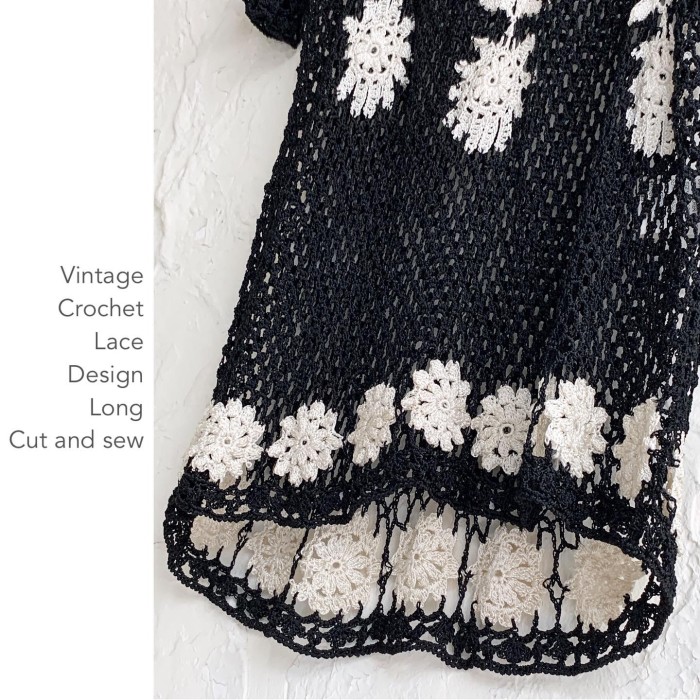 Embroidery Design Crochet Laceカットソー | Vintage.City 古着屋、古着コーデ情報を発信