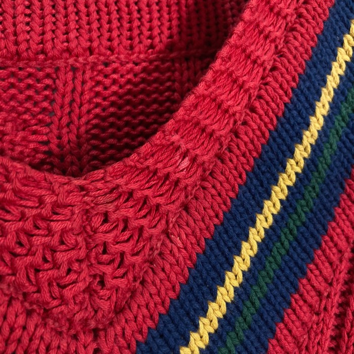 90s OLD GAP cotton tilden knit sweater | Vintage.City 古着屋、古着コーデ情報を発信