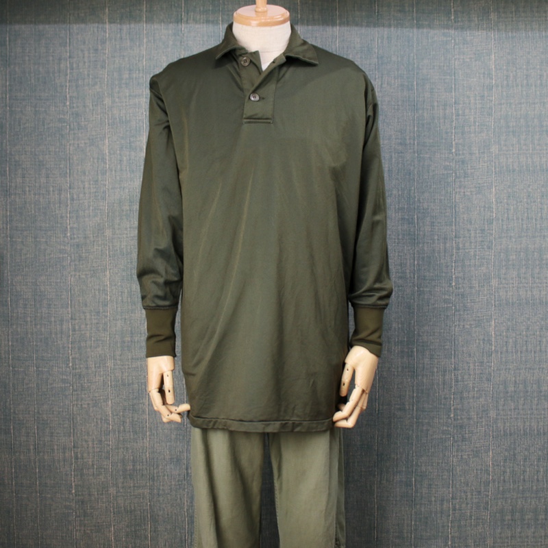 (M) 米軍 スリーピングシャツ ハーフボタン プルオーバー 70年代 