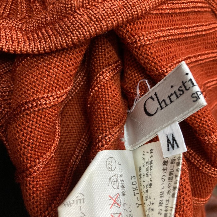 90’s Christian DiorデザインニットタートルネックセーターM | Vintage.City 古着屋、古着コーデ情報を発信