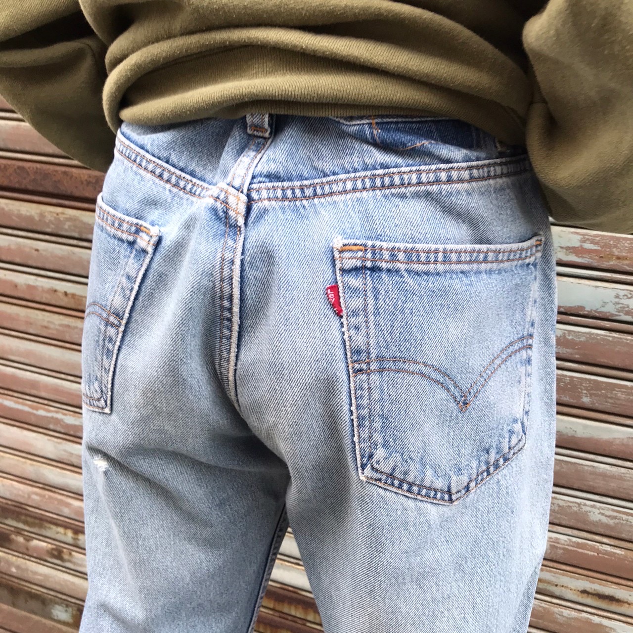 USA製 90s W36 Levis 505 デニム パンツ ストレート ジーンズ ...