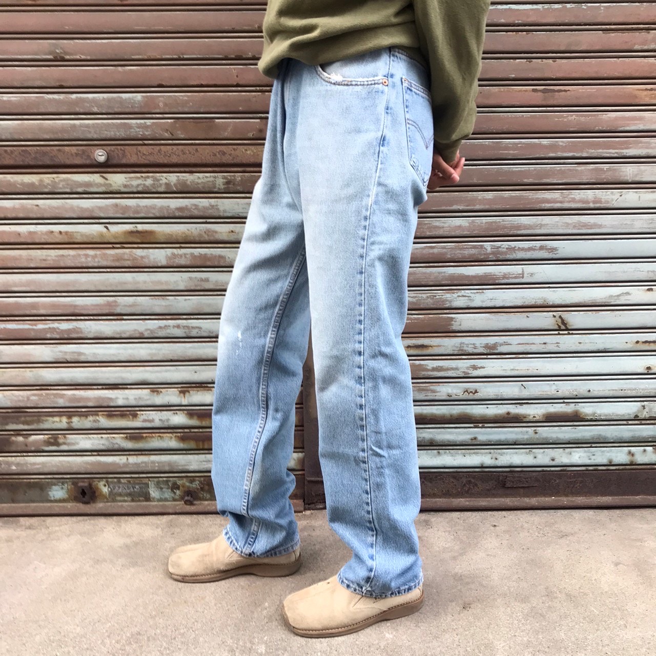 USA製 90s W36 Levis 505 デニム パンツ ストレート ジーンズ ...