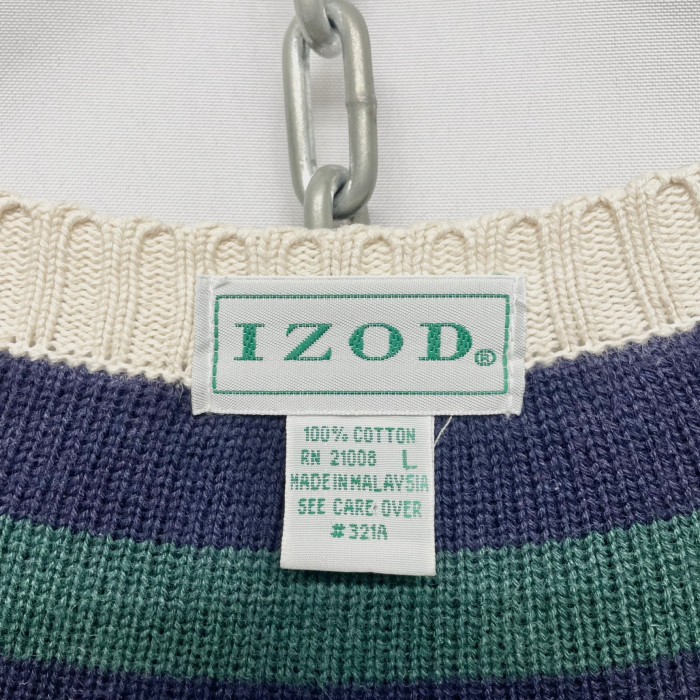 “IZOD” Tilden Knit | Vintage.City 古着屋、古着コーデ情報を発信