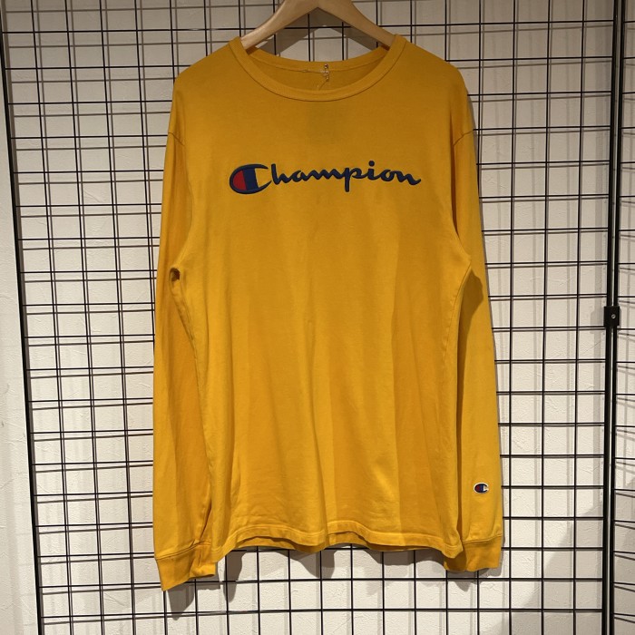 Champion チャンピオン　ロゴ刺繍　長袖Tシャツ　C172 ロンT | Vintage.City 古着屋、古着コーデ情報を発信