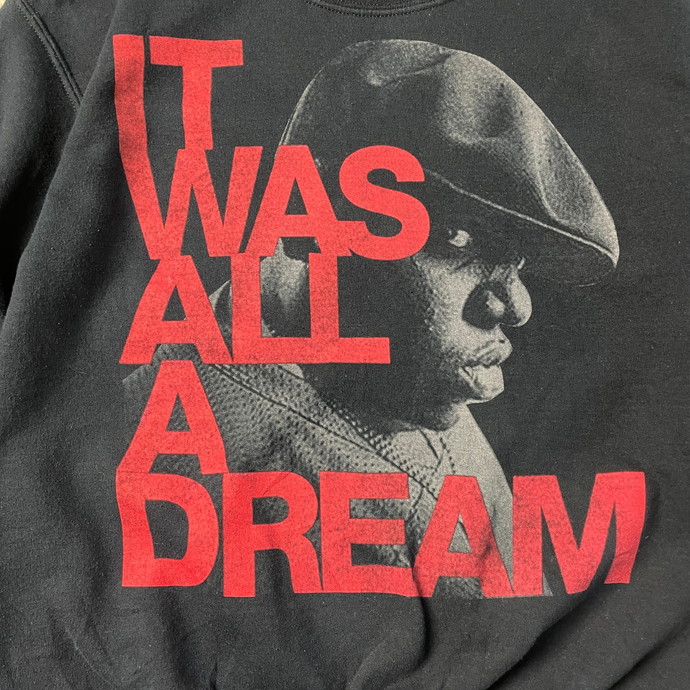 THE NOTORIOUS B.I.G. biggie アーティスト プリント スウェットシャツ