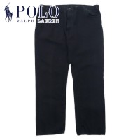 Polo by Ralph Lauren ブラック デニムパンツ 44B ジッパーフライ ビッグサイズ メキシコ製 | Vintage.City 古着屋、古着コーデ情報を発信