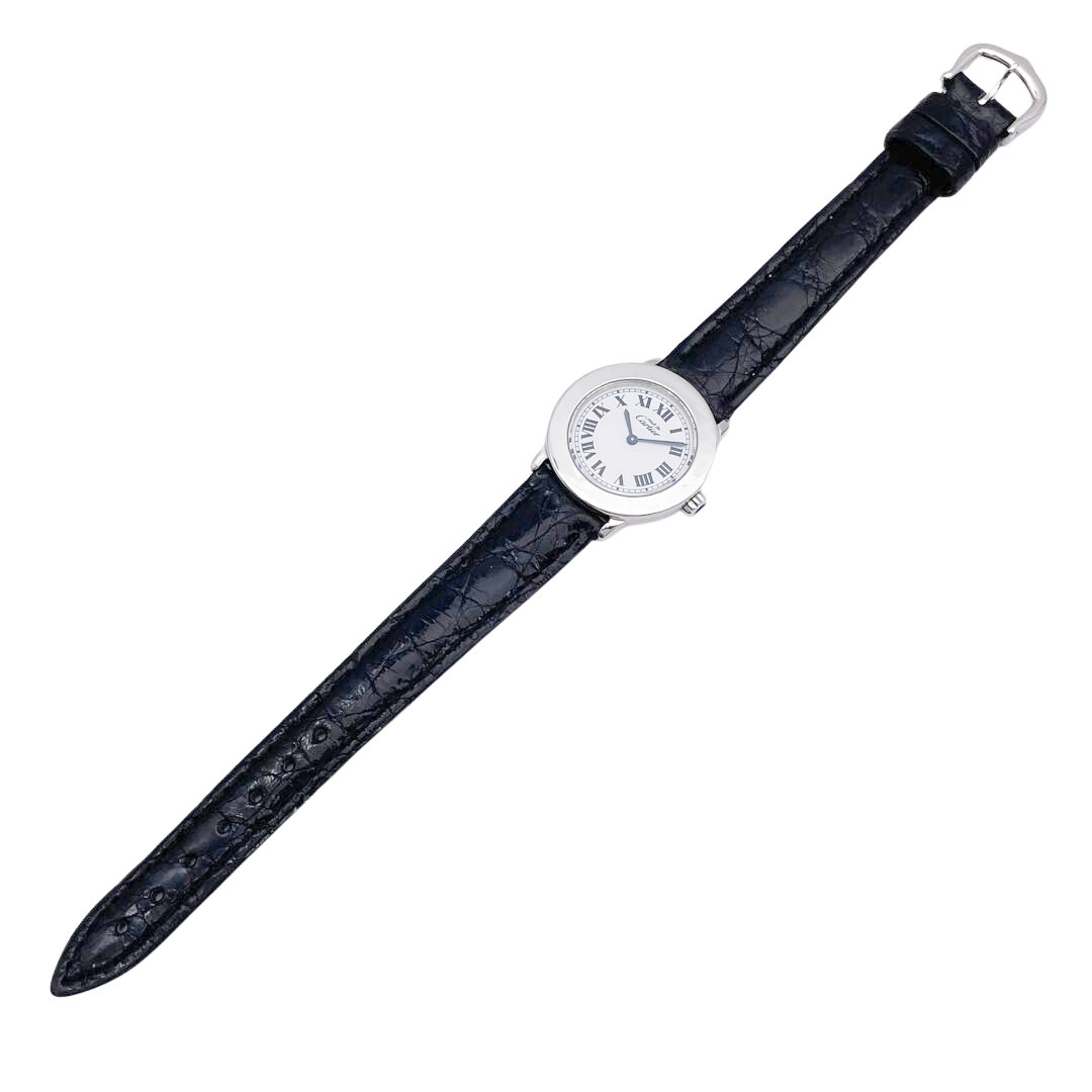 カルティエ マスト21 ロンド 925×革   レディース 腕時計