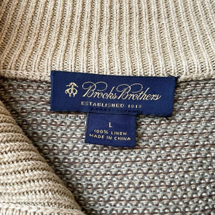 Brooks Brothers linen knit ブルックスブラザーズ リネンニット