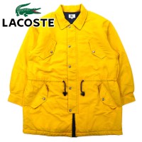 LACOSTE 90年代 インサレーションコート 40 イエロー ナイロン 中綿 ドローコード | Vintage.City 古着屋、古着コーデ情報を発信
