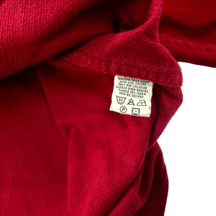 Eddie Bauer 90年代 コーデュロイ ボタンダウンシャツ L レッド コットン ビッグサイズ | Vintage.City 古着屋、古着コーデ情報を発信
